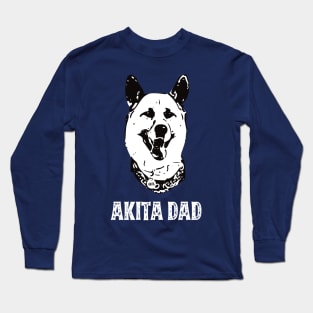 Akita Dad Long Sleeve T-Shirt